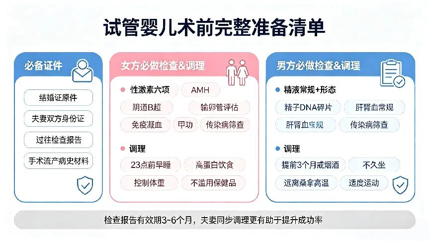做试管婴儿之前都需要准备哪些工作?(2) 做试管婴儿之前都需要准备哪些工作?(2)